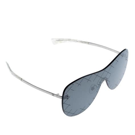 chanel shield quilting sunglasses|Chanel rimless sunglasses women.